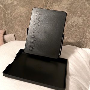 Mary Kay Black Travel Mirror with Detachable Tray